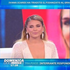 foto ivana icardi domenica live diretta