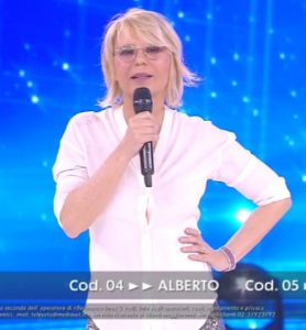 Foto Maria De Filippi al Serale di Amici 2019