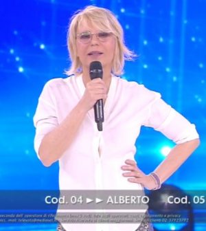 Foto Maria De Filippi al Serale di Amici 2019