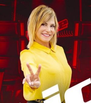 Foto Simona Ventura a The Voice of Italy 2019