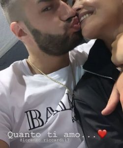 foto Lorenzo e Claudia bacio