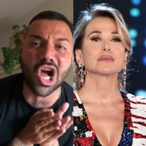 foto Damiano er faina temptation island vip insulti a Barbara D'Urso