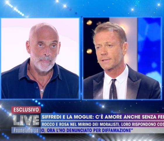 Foto Rocco Siffredi Paolo Brosio Live