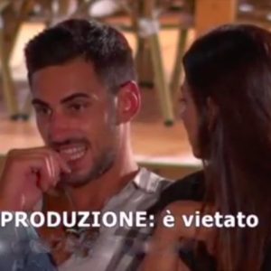 foto Serena Enardu Alessandro Catania rimproverati Temptation island vip