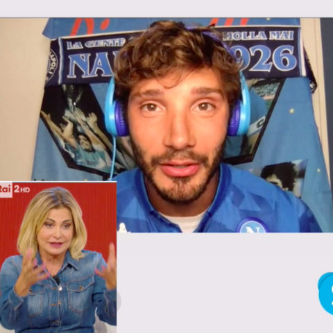 foto Stefano de martino Simona Ventura la domenica sportiva