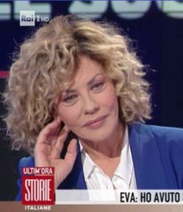 foto eva grimaldi storie italiane intervista daniele