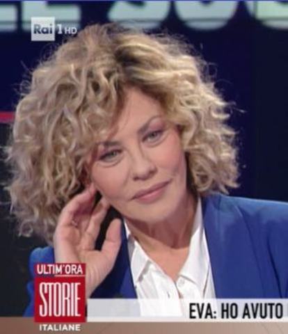 foto eva grimaldi storie italiane intervista daniele