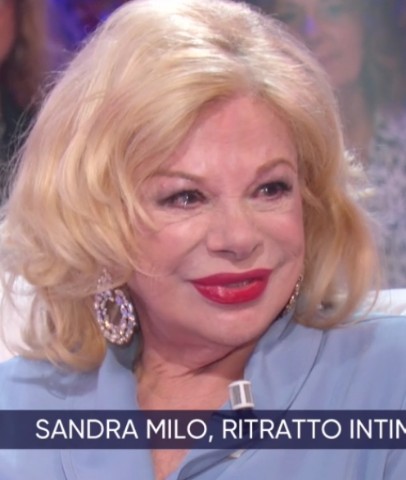 Foto Sandra Milo a La vita in diretta