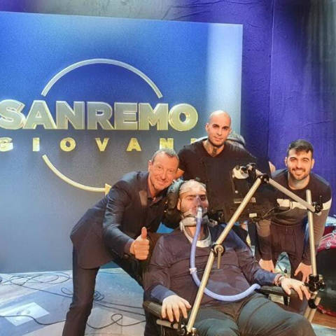 foto Amadeus paolo Palumbo sla festival di sanremo