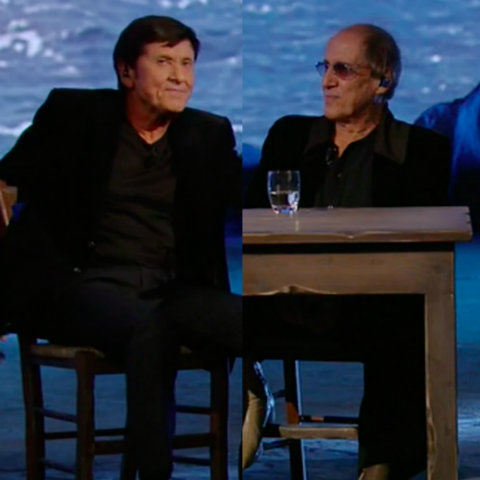 foto Gianni Morandi Adriano Celentano