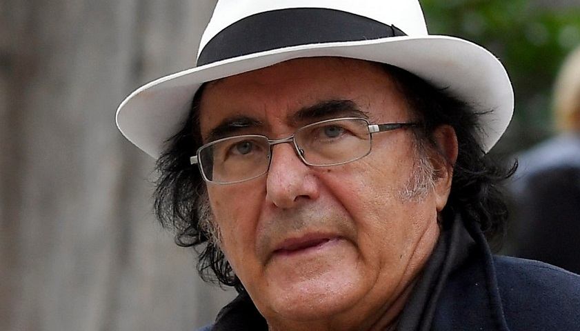 Al Bano Carrisi al funerale della mamma