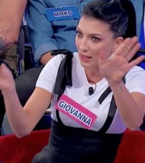 Foto Giovanna Abate choc Giulio Raselli