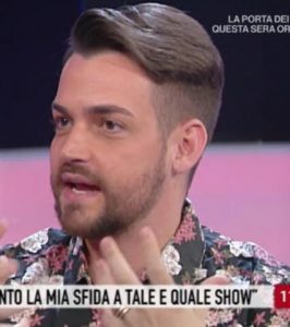 foto valerio scanu storie italiane retroscena