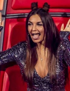 foto Elettra Lamborghini a Sanremo 2020