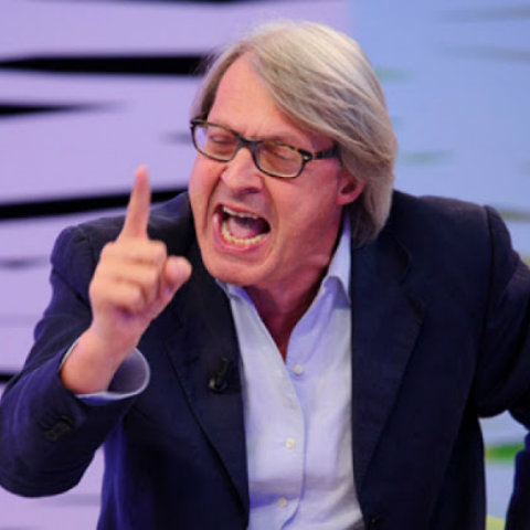 foto Barbara D'Urso denunciata lite Vittorio Sgarbi live non è la d'urso