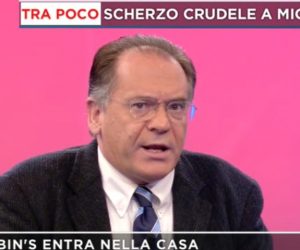 Foto Cecchi Paone stroncatura Mattino 5