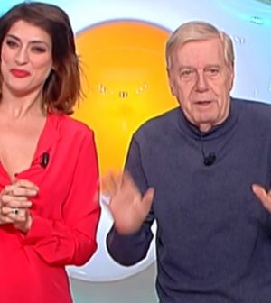 foto Elisa Isoardi e Claudio Lippi, 12 febbraio
