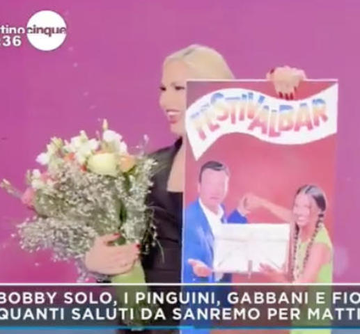 foto federica panicucci fiori mattino 5