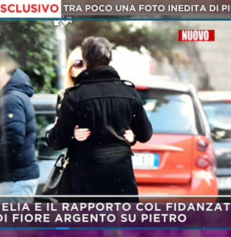 foto Pietro Delle Piane con Fiore Argento