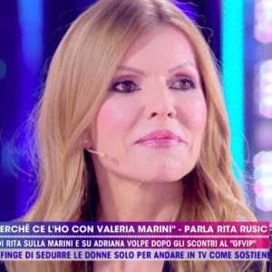 foto Rita Rusic live non è la D’Urso Adriana volpe Valeria Marini