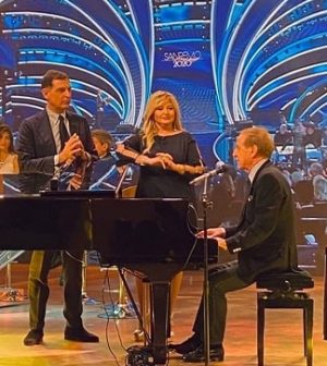 foto Monica Setta e Tiberio Timperi, sanremo