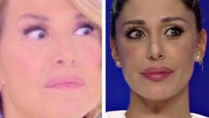 Foto Barbara d'Urso criticata Belen Rodriguez