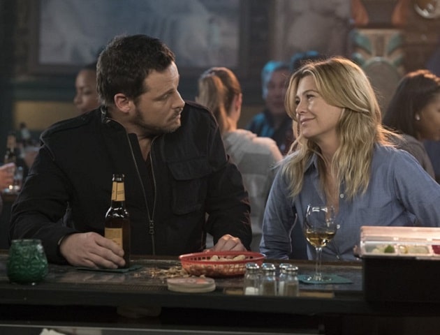 Foto Meredith Grey e Alex Karev