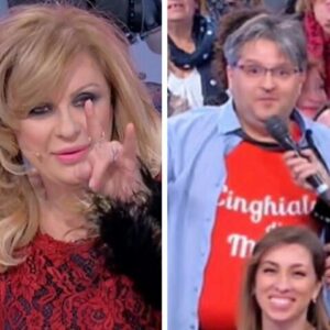 foto tina cipollari sbotta contro spettatore