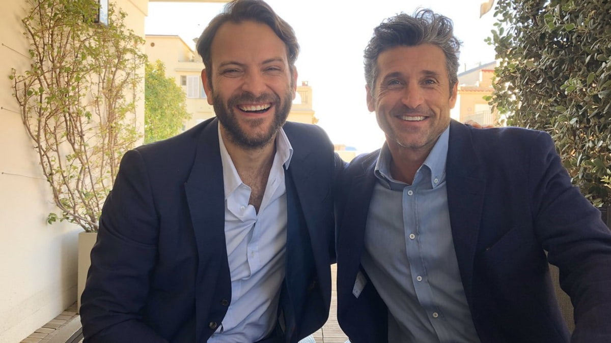 Foto Alessandro Borghi e Patrick Dempsey