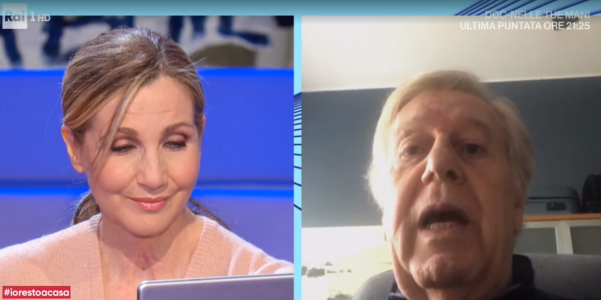 foto di Lorella Cuccarini e Claudio Lippi a La vita in diretta