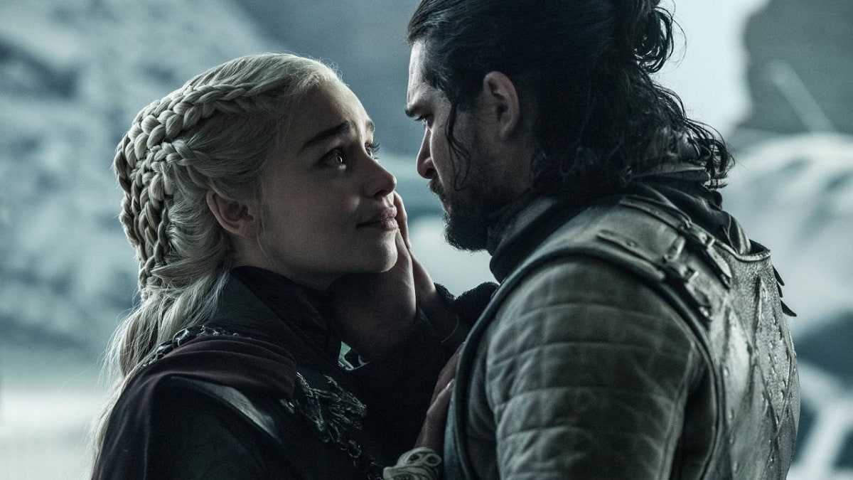 Foto Daenerys Targaryen e Jon Snow