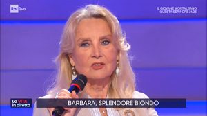 foro Barbara Bouchet a La vita in diretta