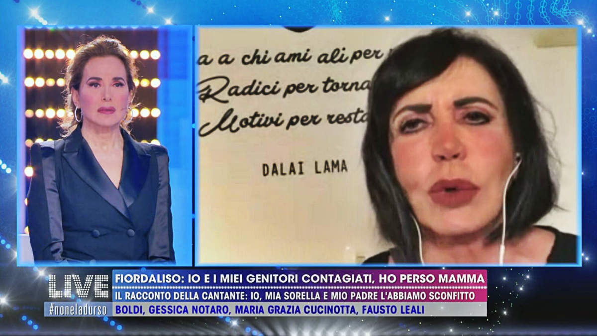 foto Barbara D'Urso fiordaliso violentata live non è la d'urso