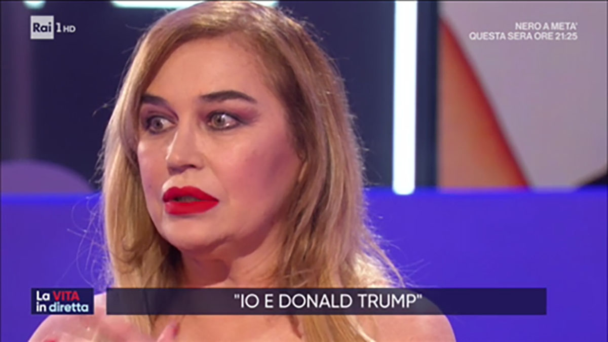 foto Lory Del Santo a La vita in diretta