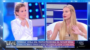 foto Taylor Mega Barbara D'Urso a Live Non è la D'Urso