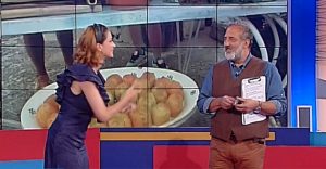 foto di Andrea Delogu e Marcello Masi a La vita in diretta Estate del 18 agosto 2020