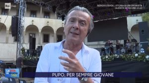 foto di Pupo a La vita in diretta Estate