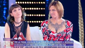 foto Asia Argento e Anna Lou Castoldi a Live-Non è la D'Urso