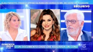 Foto Franco Oppini Alba Parietti Domenica Live