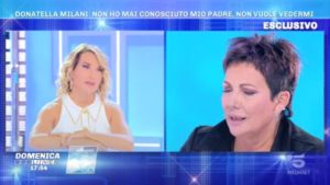 Foto Domenica Live Donatella Milani