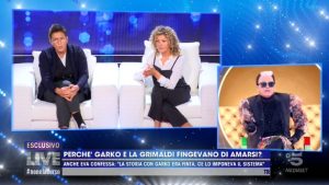 Foto Eva Grimaldi Imma Battaglia Cristiano Malgioglio Live Non è La d'Urso