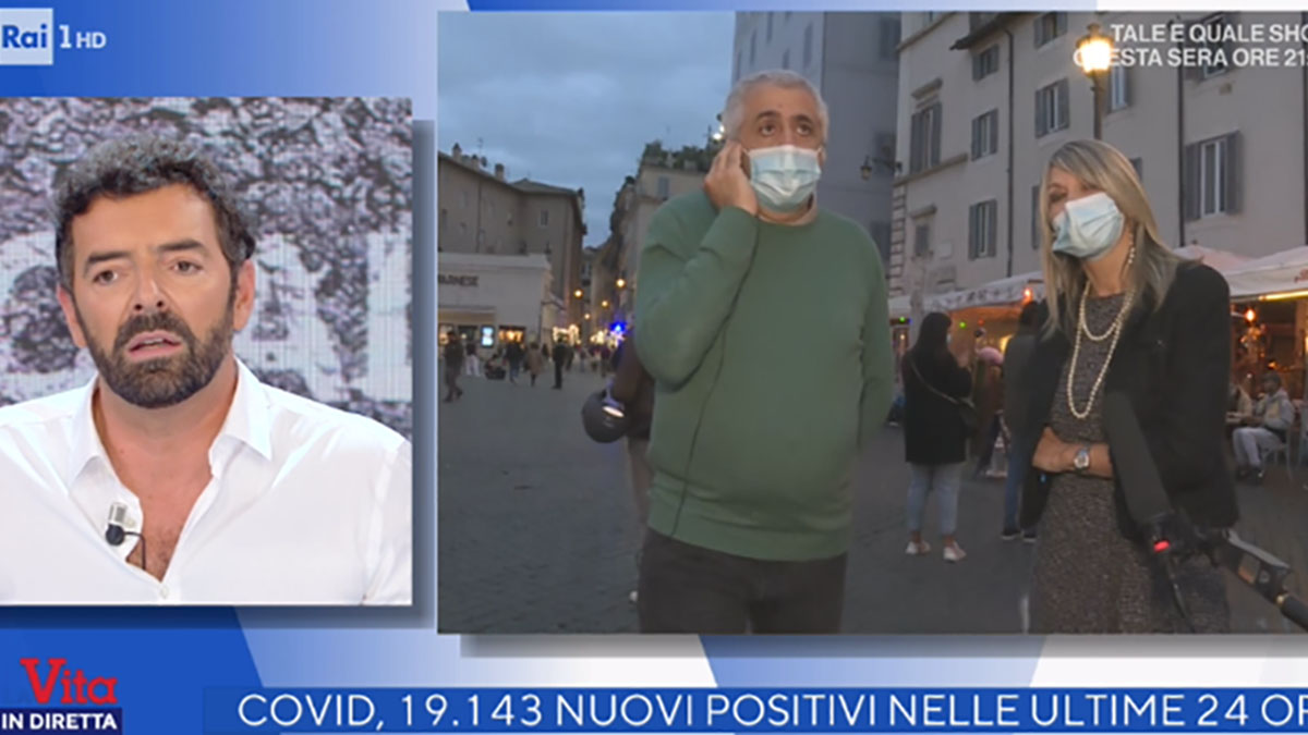 foto Alberto Matano a La vita in diretta