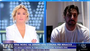 foto Fabrizio Corona a Live-Non è la D'Urso