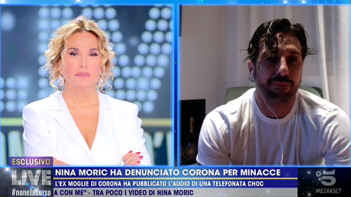 foto Fabrizio Corona a Live-Non è la D'Urso