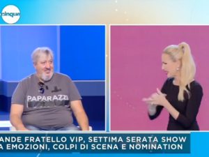 foto Mattino 5 Federica Panicucci contro ospite