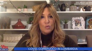 foto Selvaggia Lucarelli a La vita in diretta