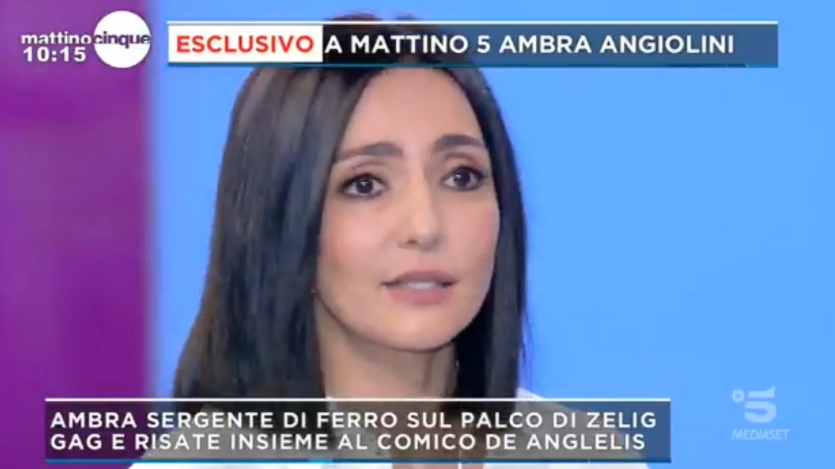 foto Ambra Angiolini Mattino 5