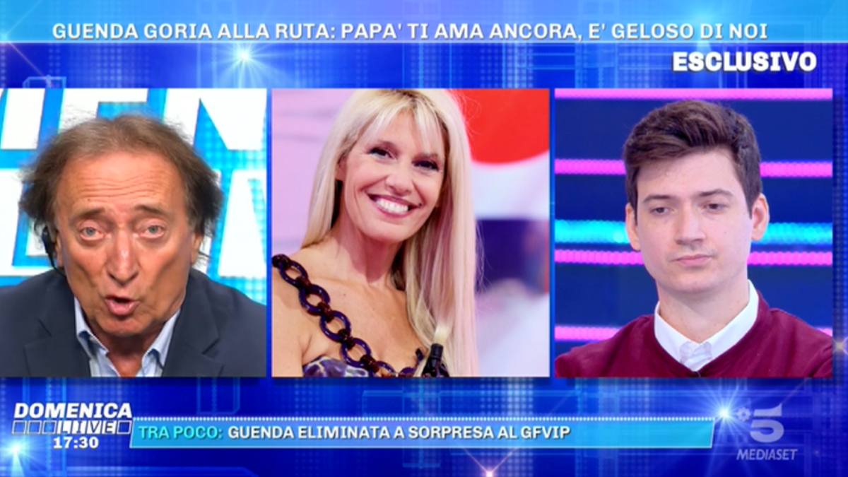 Foto Amedeo Goria confessione Domenica Live