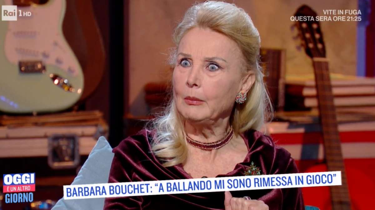 Foto Barbara Bouchet incavolata Ballando