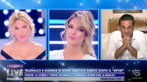 foto Barbara D'Urso Guenda Goria e Telemaco a Live-Non è la D'Urso